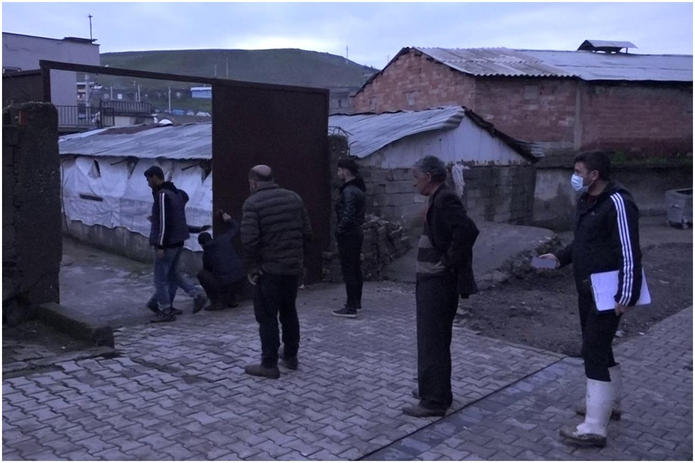 Diyarbakır Çarıklı köyünde hasar tespit çalışmasına başlandı